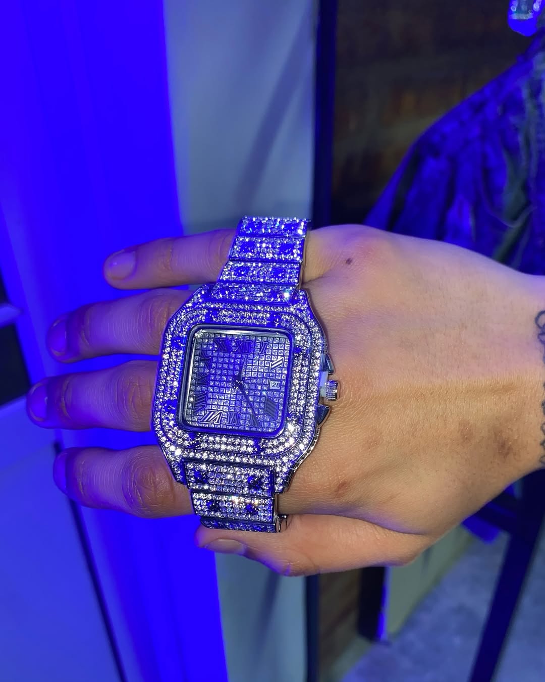 Reloj plateado